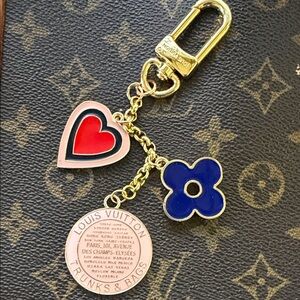Gorgeous Upcycled Louis Vuitton bag charm